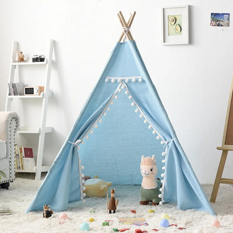 Toosly tenda 1.35/1.6m jogar casa wigwam para crianças tenda para crianças tenda tenda dobrável lavável tenda tenda para crianças