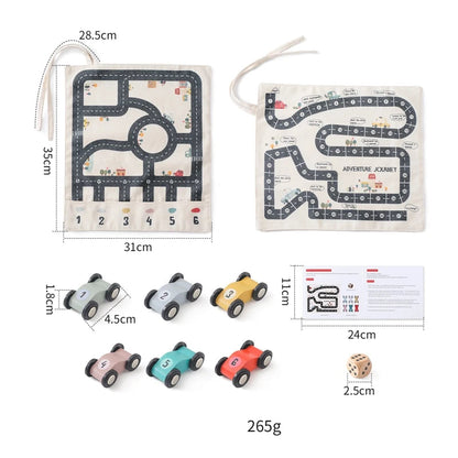 Toosly brinquedo de tráfego montessori das crianças 35*31 cm bebê cidade tráfego estrada mapa jogo carro de madeira brinquedo educativo presente dos desenhos animados cidade jogo do miúdo