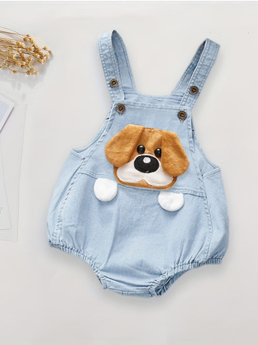 Macacão Cãozinho Divertido para bebês, unindo conforto e diversão. Ideal para passeios ao ar livre. Descubra na Toosly.