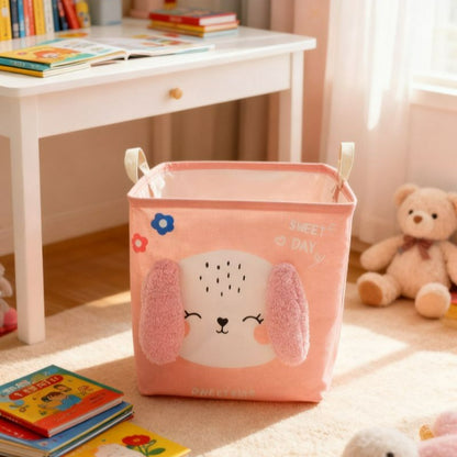 Cesto Dobrável Quardrado Organizador Multiuso Animal