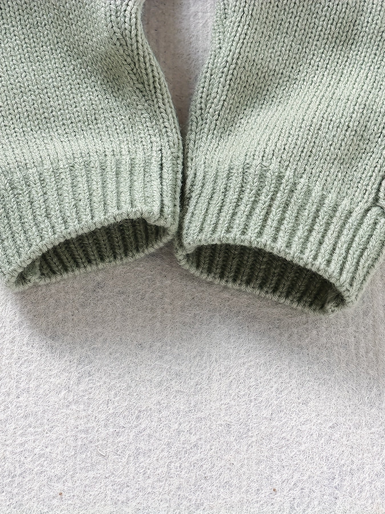 Macacão de tricô de cor sólida para bebê, para meninos bebês e crianças pequenas, para outono e inverno