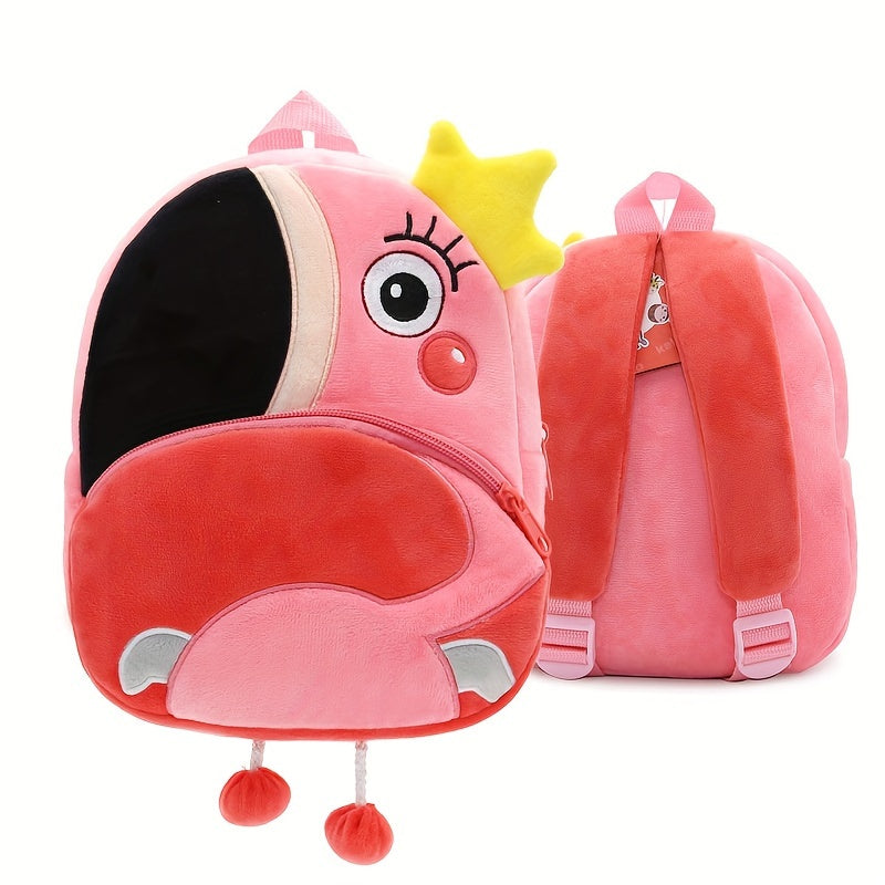 Mochila fofa para crianças, em formato de animal de desenho animado, ideal para meninas e meninos, leve e dobrável, opção ideal para presentes